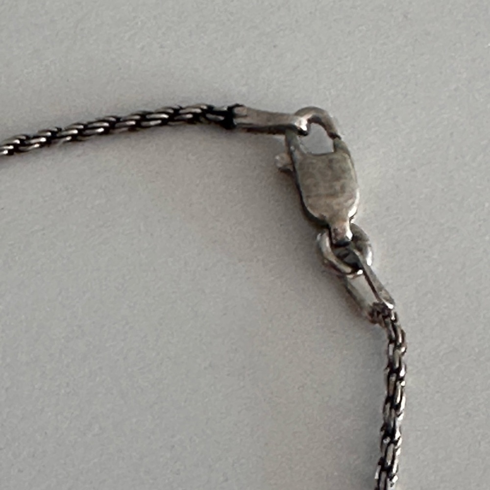 Skull necklace 925 cubic zirconia - Picture 9 of 10